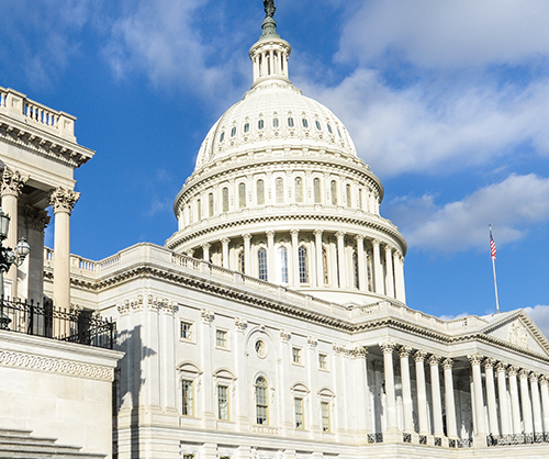 Washington DC - U.S. Capitol Building East facade